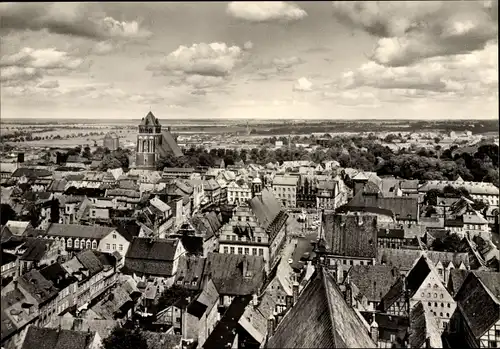 Ak Hansestadt Greifswald, Panorama
