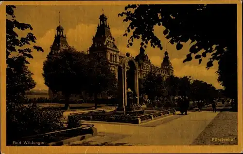 Ak Bad Wildungen in Nordhessen, Fürstenhof