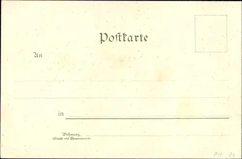 Litho Frankfurt am Main, Schillerdenkmal, Goethedenkmal, Goethehaus