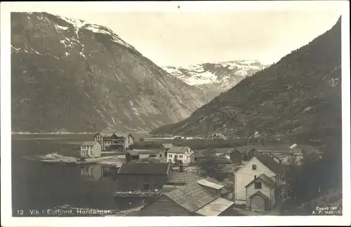 Ak Hardanger Norwegen, Vik i Eidfjord
