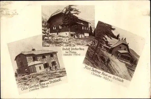 Ak Murau Steiermark, Die Schutzhäuser der Alpinen Gesellschaft, Rudolf Schober Haus