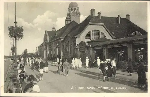 Ak Świnoujście Swinemünde Pommern, Kurhaus