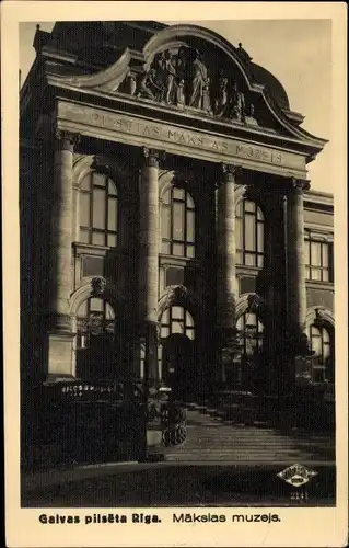 Ak Riga Lettland, Mäkslas muzejs, Museum, Pilsetas Makslas Muzejs