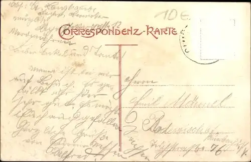 Ak Bouzov Busau Region Olmütz, Burg Busau