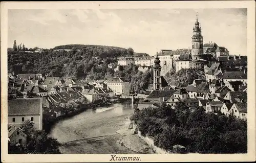 Ak Český Krumlov Böhmisch Krumau Krummau Südböhmen, Totale