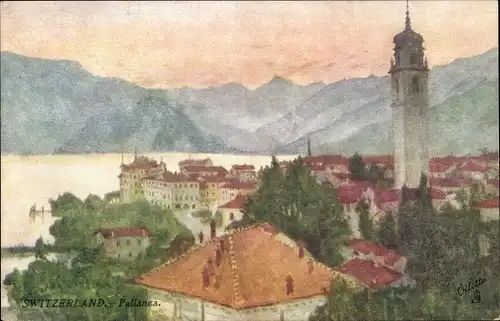 Ak Pallanza Lago Maggiore Piemonte, Teilansicht der Stadt