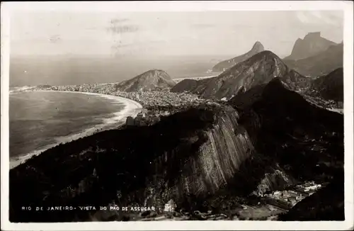 Ak Rio de Janeiro Brasilien, Vista do Pao de Assucar