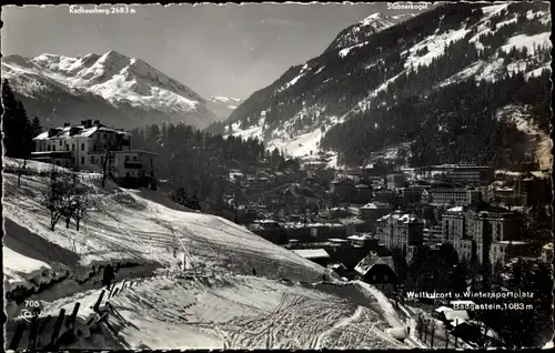 Ak Bad Gastein Badgastein in Salzburg, Teilansicht, Radhausberg