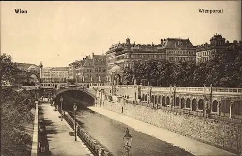 Ak Wien 1 Innere Stadt, Wienportal
