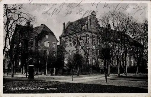 Ak Lissa Leszno Poznań Posen, Kant-Schule