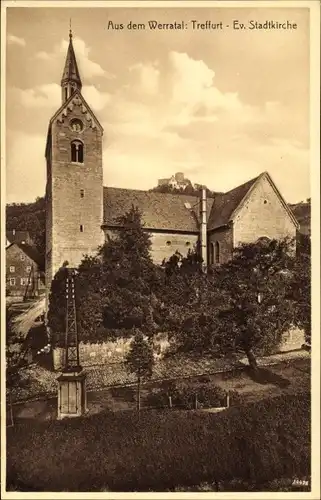 Ak Treffurt an der Werra, Ev. Stadtkirche