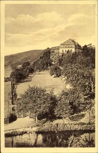 Ak Etzelbach Uhlstädt Kirchhasel in Thüringen, Genesungsheim