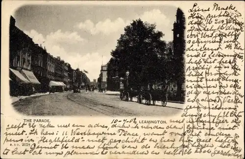 Ak Leamington Spa East Midlands England, The Parade