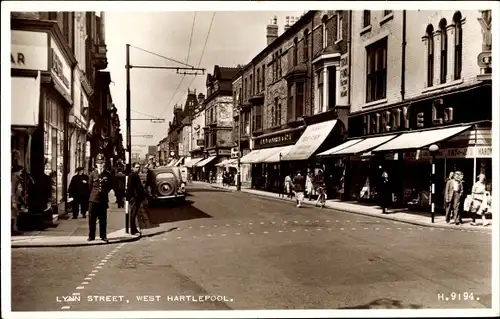 Ak West Hartlepool Durham England, Lynn Street