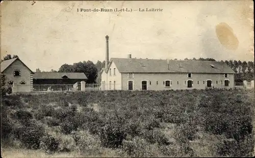 Ak Pont de Ruan Indre et Loire, La Laiterie