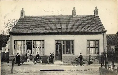 Ak Bonningues Pas de Calais, Maison Watré