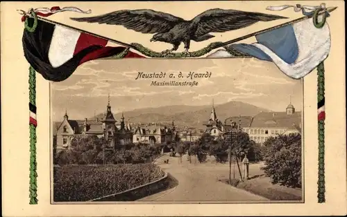 Ak Neustadt an der Haardt Neustadt an der Weinstraße, Maximilianstraße