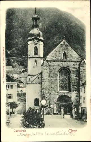 Relief Ak Chur Kt. Graubünden Schweiz, Cathédrale, Kathedrale