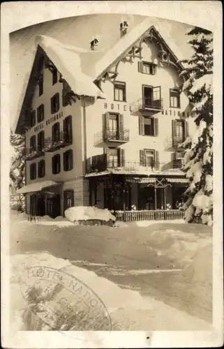 Ak Waldhaus Kanton Glarus, Hotel National im Winter