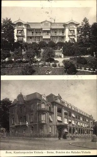 Ak Bern Stadt Schweiz, Krankenpension Victoria