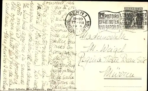 Ak Bern Stadt Schweiz, Krankenpension Victoria