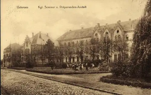 Ak Uetersen in Schleswig Holstein, Blick auf das Seminar, Präparandenanstalt