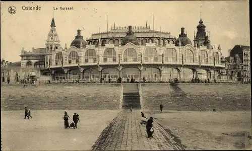 Ak Ostende Westflandern, Le Kursaal, Außenansicht