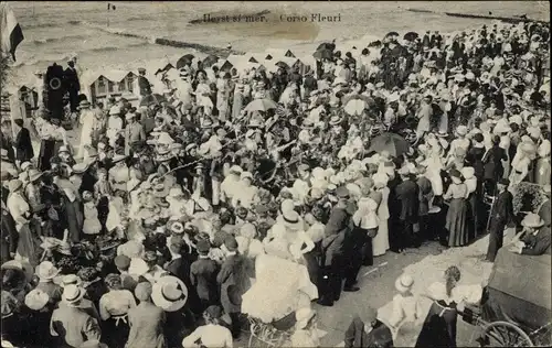 Ak Knokke Heist Heyst Knocke sur Mer Westflandern, Corso Fleuri