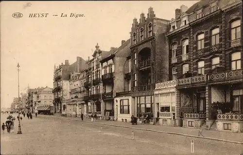 Ak Knokke Heist Heyst Knocke sur Mer Westflandern, La Digue