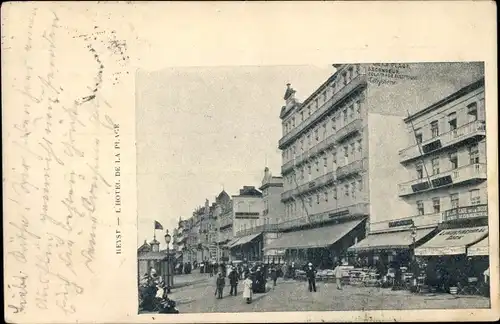 Ak Knokke Heist Heyst Knocke sur Mer Westflandern, l'Hotel de la Plage