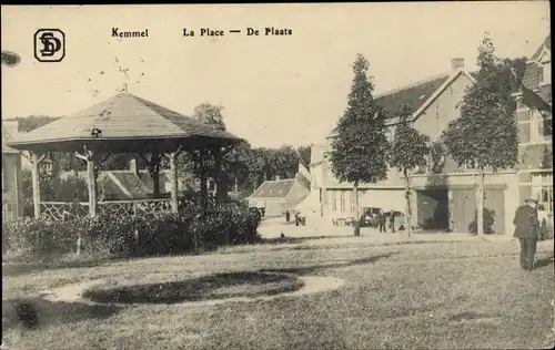 Ak Kemmel Heuvelland Westflandern, La Place