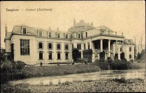 Ak Izegem Iseghem Westflandern, Kasteel (Zuidkant)