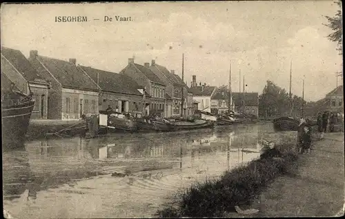 Ak Izegem Iseghem Westflandern, De Vaart