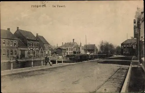 Ak Izegem Iseghem Westflandern, De Vaart