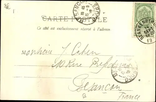 Ak Blankenberghe Blankenberge Westflandern, Monument de Bruyne