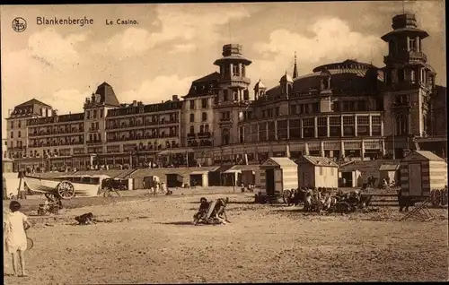 Ak Blankenberghe Blankenberge Westflandern, Le Casino