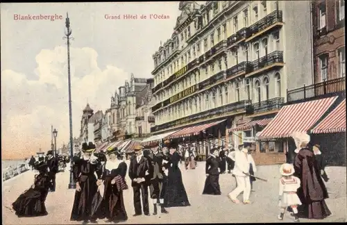 Ak Blankenberghe Blankenberge Westflandern, Grand Hotel de l'Ocean