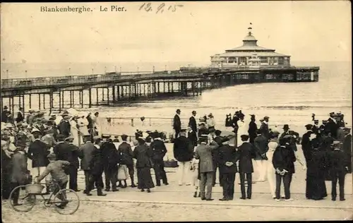 Ak Blankenberge Westflandern, Le Pier