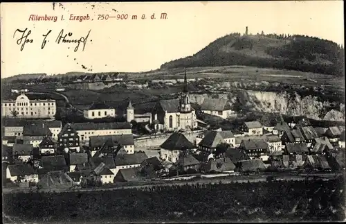Ak Altenberg im Erzgebirge, Blick auf die Stadt