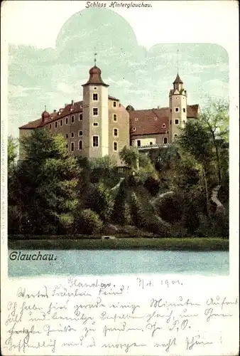 Ak Glauchau in Sachsen, Schloss Hinterglauchau