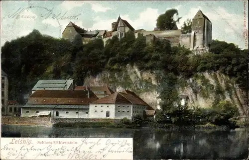 Ak Leisnig in Sachsen, Schloss Mildenstein