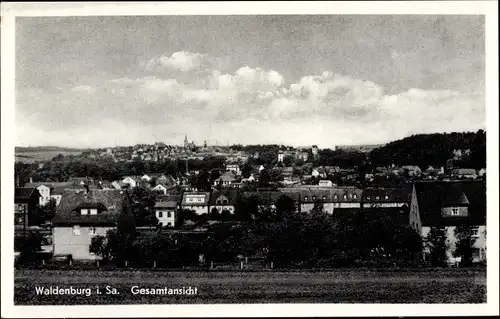 Ak Waldenburg in Sachsen, Gesamtansicht
