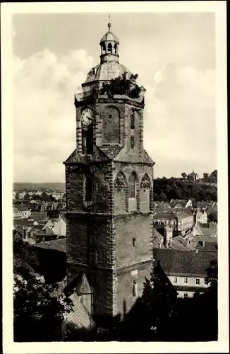 Ak Meißen in Sachsen, Turm der Frauenkirche