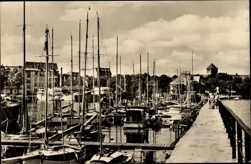 Ak Stralsund in Vorpommern, Hafen
