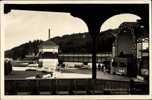 Ak Ostseebad Göhren auf Rügen, Konzertplatz