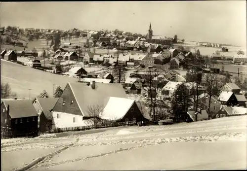 Ak Jöhstadt Erzgebirge, Panorama, Winter