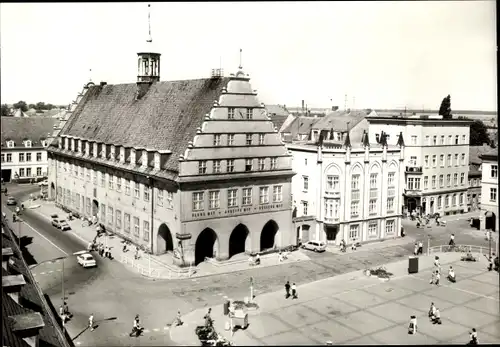 Ak Hansestadt Greifswald, Blick zum Rathaus