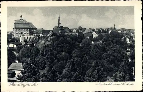 Ak Radeberg Sachsen, Ortsansicht von Süden