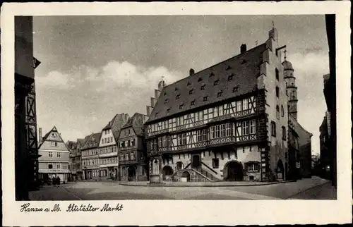 Ak Hanau am Main, Altstädter Markt