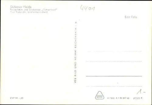 Ak Rotta Kemberg Dübener Heide, Ferienheim Ochsenkopf, Ortschaft